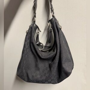 Gucci Black Hobo Bag